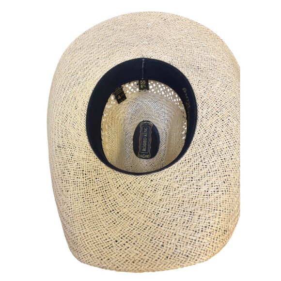 Rodeo King Straw Cowboy Hat Beige Western Style - Picture 5 of 8